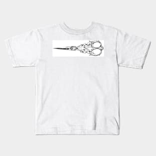 Vintage sewing scissors Kids T-Shirt